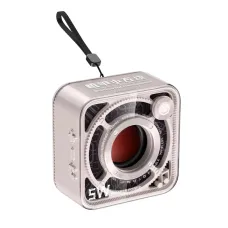 Портативная мини-колонка 5W BT/TF/USB/AUX 5 Вт, бежевый