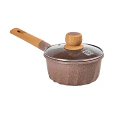 Сотейник алюминиевый MGC 2,9 л с антипригарным покрытием, кофейный