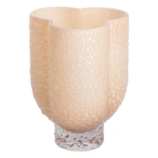 Ваза декоративная стеклянная Elisey 25 см, бежевый