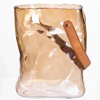 Ваза для квітів та декору Сумочка 2,8 л, коричневий