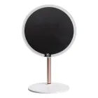 Косметическое зеркало с LED-подсветкой и USB 21 см, белый