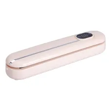 Вакууматор Vacuum Sealer для домашнего использования 300 Вт 10 пакетов в комплекте, бежевый