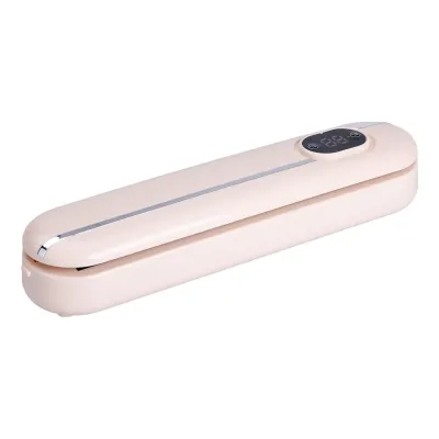 Вакууматор Vacuum Sealer для домашнего использования 300 Вт 10 пакетов в комплекте, бежевый