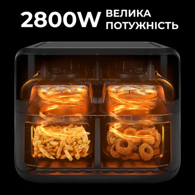 Аэрогриль-фритюрница SOKANY SK-10034 на 11 литров, черный Аэрогриль-фритюрница SOKANY SK-10034 на 11 литров, черный