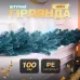 Гирлянда хвойная искусственная литая 1 метр голубая