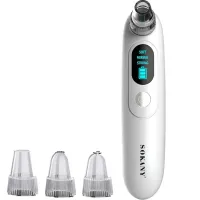 Вакуумний очищувач пор Sokany SK-319 для видалення чорних точок 3 в 1, білий