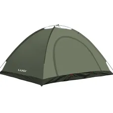 Палатка туристическая двухместная 200*150*120 см, армейский зеленый