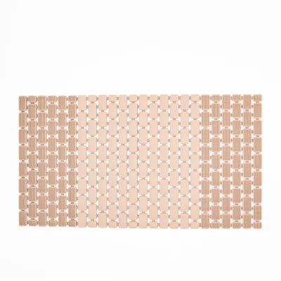Коврик для душевого поддона противоскользящий 73*40 см, бежевый
