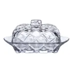 Масленка стеклянная с крышкой 16,5х10,5х8 см Масленка стеклянная с крышкой 16,5х10,5х8 см