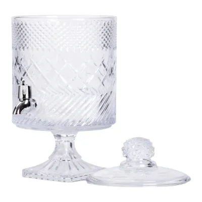 Лимонадниця скляна Glass на 4.5 л на квадратній ніжці Лимонадниця скляна Glass на 4.5 л на квадратній ніжці