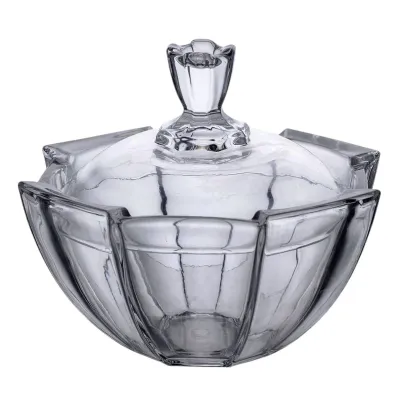 Сахарница Danny Home с крышкой из толстого стекла