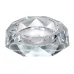 Пепельница стеклянная Crystal Glass круглая, прозрачный