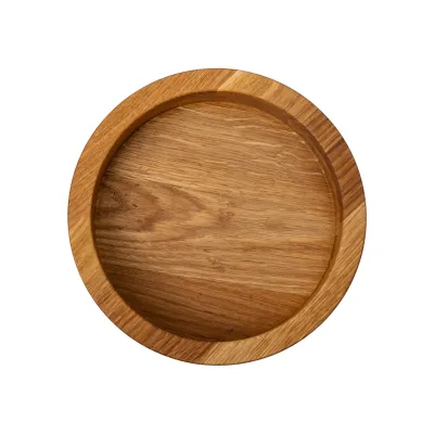 Миска для подачи круглая 27 см, дуб