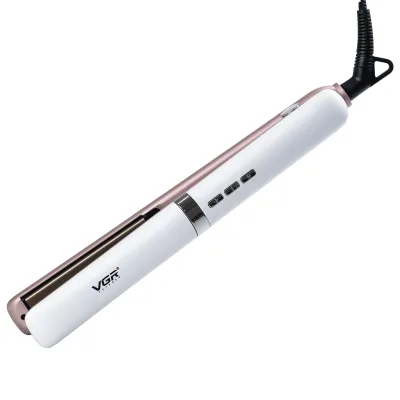 Утюжок для волосся VGR V-522 з плаваючими пластинами, білий Утюжок для волосся VGR V-522 з плаваючими пластинами, білий