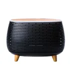 Увлажнитель воздуха аромадиффузор с подсветкой 400 мл, черный