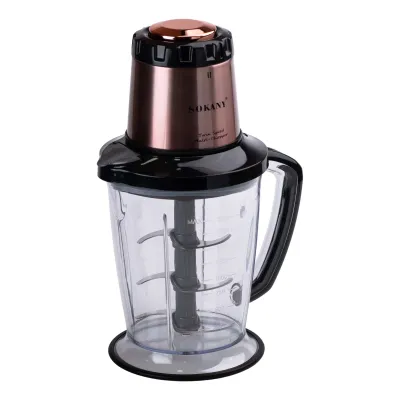 Чоппер кухонный Sokany SK-7039 на 6 лезвий, бронза