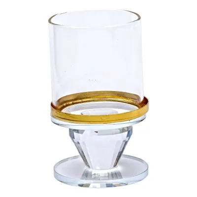 Подсвечник декоративный YIMI стеклянный 10 см