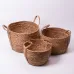 Набір корзин для зберігання речей із водяного гіацинту 3 штуки