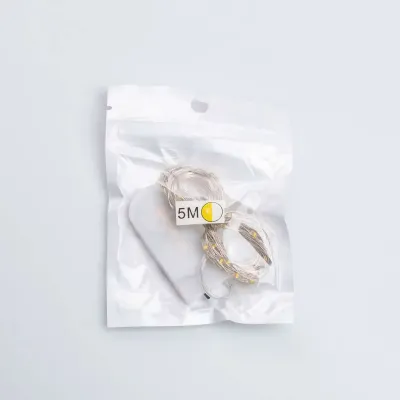 Гірлянда Роса нитка 50 LED довжина 5 м на батарейках, мультиколор