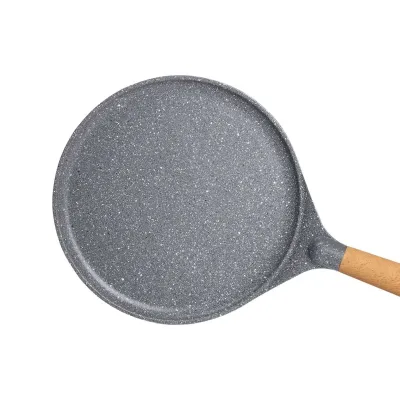 Сковорода для млинців MGC з мармуровим антипригарним покриттям 28 см, сірий Сковорода для млинців MGC з мармуровим антипригарним покриттям 28 см, сірий