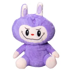 Labubu большая мягкая игрушка-сюрприз, фиолетовый