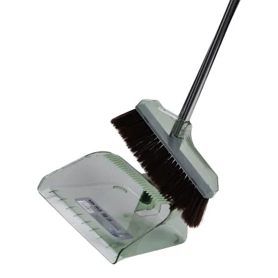 Комплект для прибирання віник з совком 105 см, зелений Комплект для прибирання віник з совком 105 см, зелений