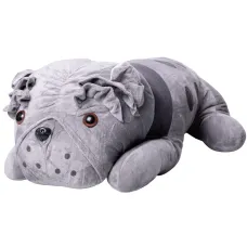 Игрушка-подушка с пледом Шарпей 120*160 см, серый