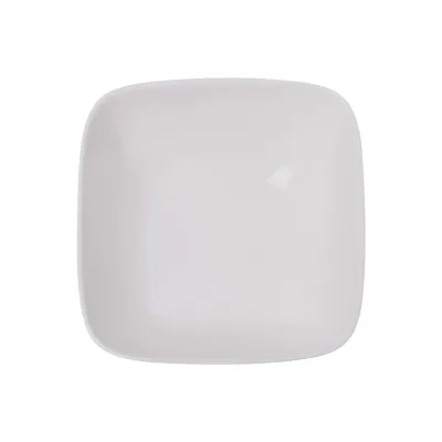 Тарелка глубокая квадратная 500 мл 15 см фарфоровая