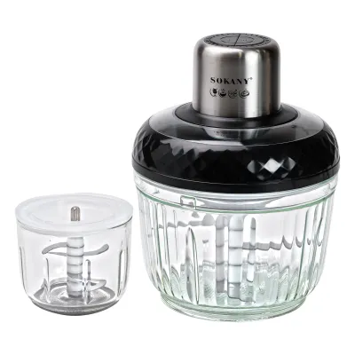 Чоппер измельчитель Sokany SK-YM-7032 многофункциональный, черный