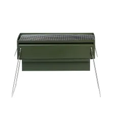 Мангал портативный складной переносной с хромированной решеткой