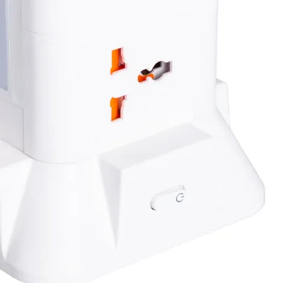 Мережевий фільтр-подовжувач TOWER 6 розеток LED-лампа 3USB + 1PD 4,8 метра