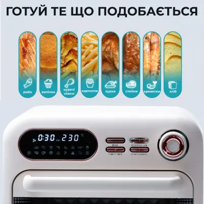 Духовка электрическая настольная Sokany SK-10003 объемом 18 литров с таймером, белый Духовка электрическая настольная Sokany SK-10003 объемом 18 литров с таймером, белый