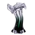 Ваза ручної роботи Murano скляна 20 см, зелений Ваза ручної роботи Murano скляна 20 см, зелений