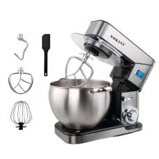 Миксер планетарный Sokany SC-623E с чашей из нержавеющей стали на 10 л, сталь
