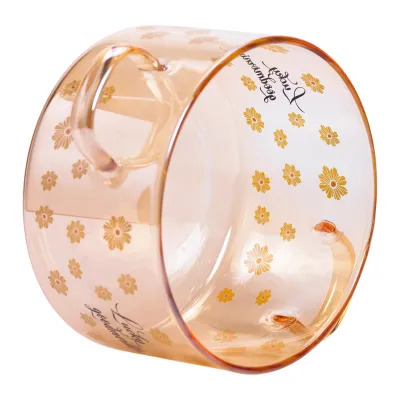 Кастрюля из боросиликатного стекла 1.5 л, коричневый