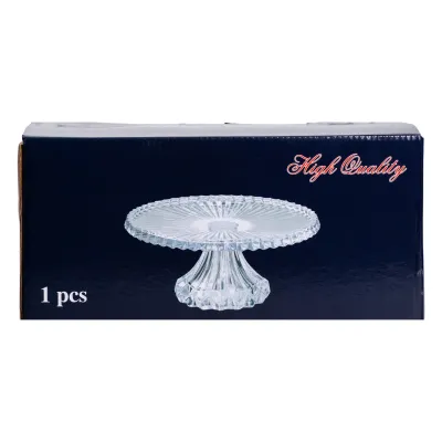 Тортівниця на ніжці Nordic із кришталевого скла, прозорий Тортівниця на ніжці Nordic із кришталевого скла, прозорий