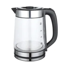 Электрочайник стеклянный Sokany SK-SH-1070 бесшумный с подсветкой 2,2 л, сталь