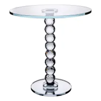 Тортовница на ножке Crystal стеклянная 32 см