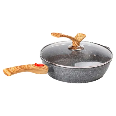 Сковорода універсальна MGC алюмінієва 26 см зі знімною ручкою, сірий Сковорода універсальна MGC алюмінієва 26 см зі знімною ручкою, сірий