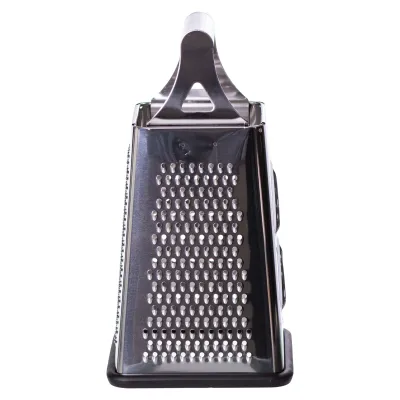 Тертка чотиристороння з нержавіючої сталі 13*13*24.5, хром