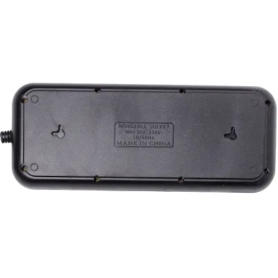 Сетевой фильтр-удлинитель ONE 8 розеток 4 USB 4,8 метра, черный