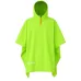 Защитный дождевик-пончо с капюшоном, ярко-зеленый