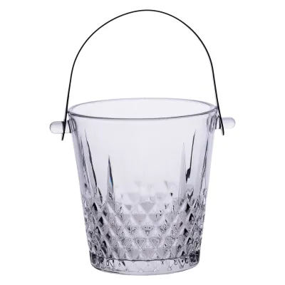 Ведерко для льда Waterford Lismore 1 л стеклянное со щипцами