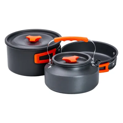 Набор туристической посуды 3 предмета 16,5/14,5/17,5 см
