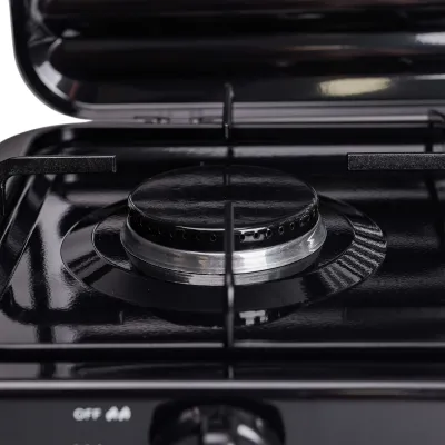 Настольная газовая плита Sokany SK-6003 трехконфорочная для баллонного газа, черный Настольная газовая плита Sokany SK-6003 трехконфорочная для баллонного газа, черный