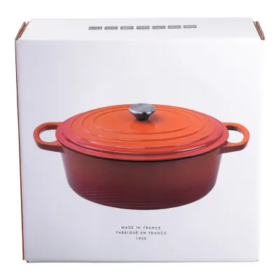 Гусятниця чавунна з емальованим покриттям 6 л, червоний Гусятниця чавунна з емальованим покриттям 6 л, червоний