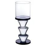 Подсвечник декоративный Parallels стеклянный 15.7 см