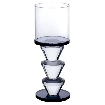 Подсвечник декоративный Parallels стеклянный 15.7 см