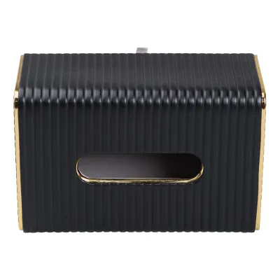 Салфетница из экокожи 20х13х9 см, черный Салфетница из экокожи 20х13х9 см, черный