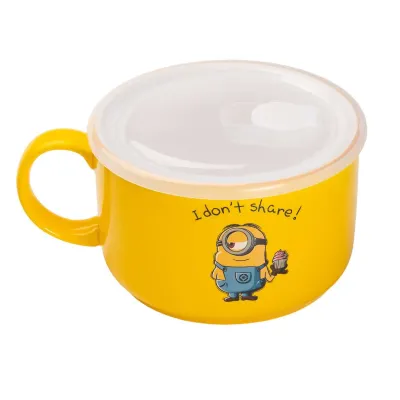 Миска для лапши фарфоровая 900 мл You be good с герметичной крышкой